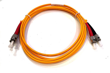 Ultima ST-ST Duplex OS2 SM PVC 3.0mm 2 meter Fiber Optic Patch Cable