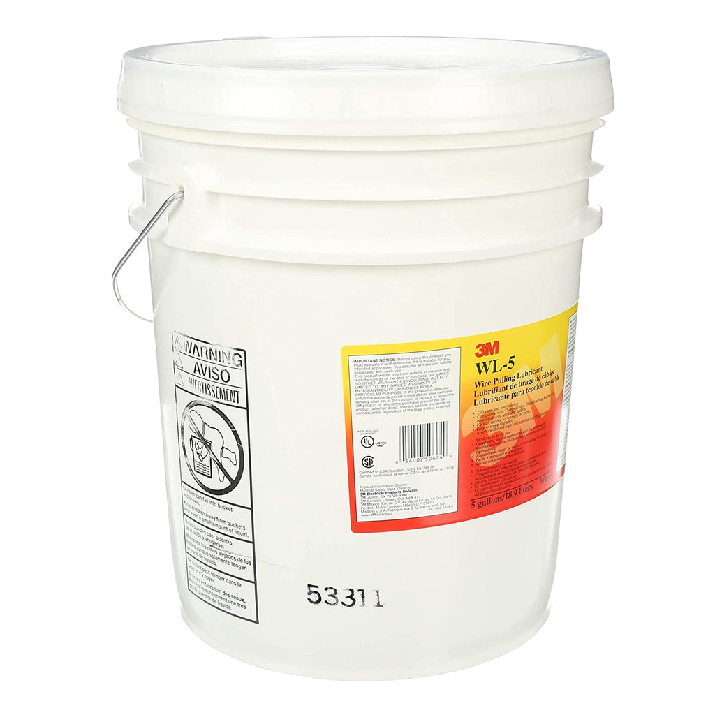 3M Wire Pulling Lubricant Gel, Five Gallons