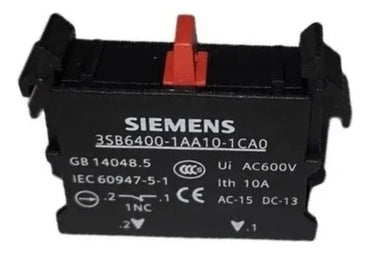 SIEMENS 3SB6400-1AA10-1CA0 Contact block actuator