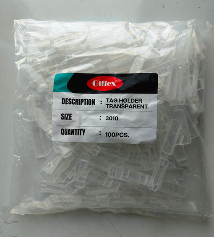 GIFFEX 3010 TAG HOLDER TRANSPARENT