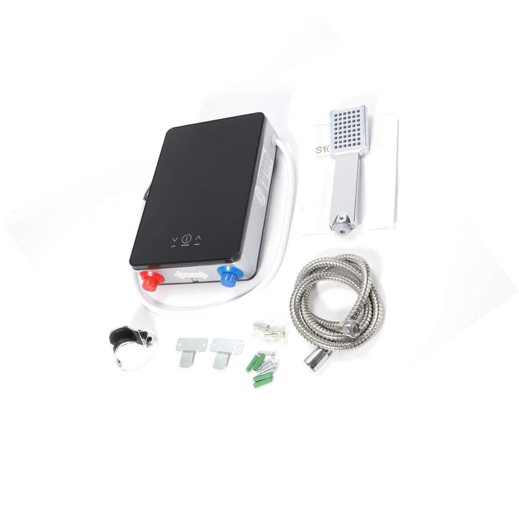 DSK-65 Instant Electric Water  Heater with Shower Kit Black Modern
