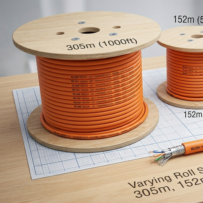 1885ENH Category 7 Enhanced Cable, 4 Pair, S/FTP, LSZH Indoor CPR Dca, GHMT-PVP