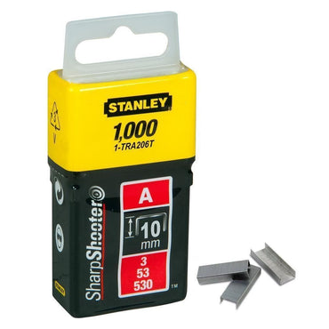 Stanley 10mm A-Type Light Duty Staples (1000 Pieces)