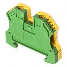 weidmuller 10mm Terminal Block WPE10 Yellow Green