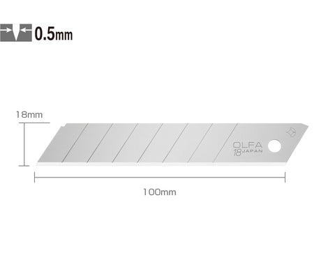 Olfa knife blade heavy duty 18mm