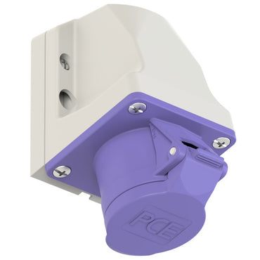 PCE CEE-wall mounted socket ; 3 pin; IP44; 16A