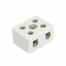 Uxcell 2 Way Ceramics Terminal Block