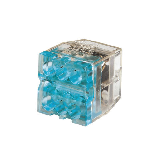 Ideal Push-in Wire Connecters, 88 Model, Blue, 6 port