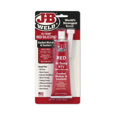 JB Weld Hi-Temp Red Silicone Gasket Maker - 3 oz