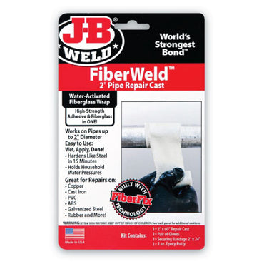 JB weld Fiberweld 2" Fiberglass Pipe Repair Cast