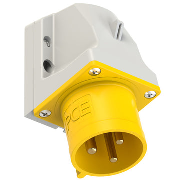 PCE CEE-wall mounted plug ; 3 pin; IP44; 16A