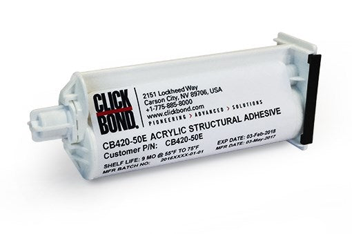 CB420-50E - CB420E 35ml Acrylic Adhesive Cartridge