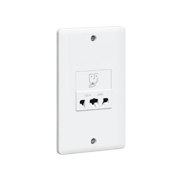 Tenby Shaver Socket White