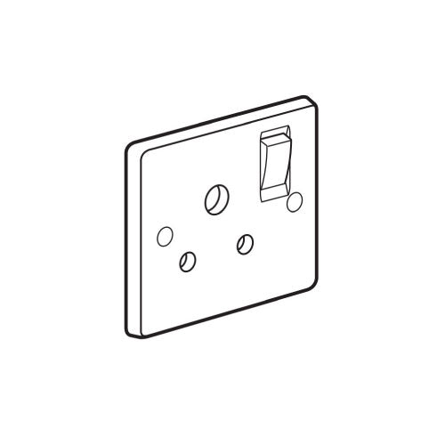Tenby 15A Socket 15A switched White