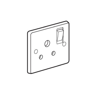 Tenby 15A Socket 15A switched White
