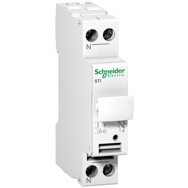 Schneider STI - fuse-disconnector - 1P+N for fuse 10.3 x 38 mm