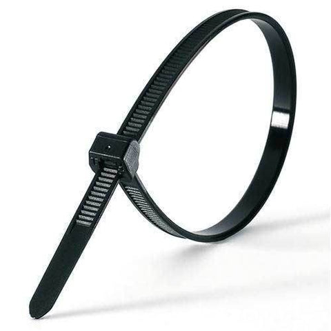 Secure Black Nylon cable ties (100pcs/packet)