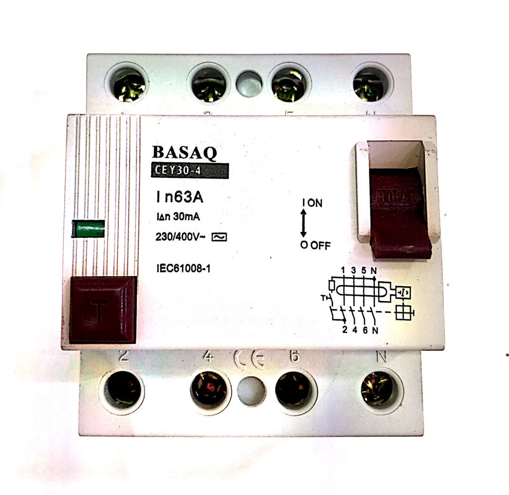 Basaq 4P 63A, Residual Current Circuit Breaker