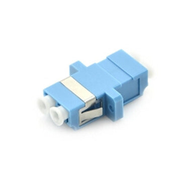 FS LC/UPC-LC/UPC Duplex SM Fiber Adapter with Flange