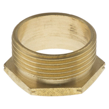 Brass male bush hex head (short type)