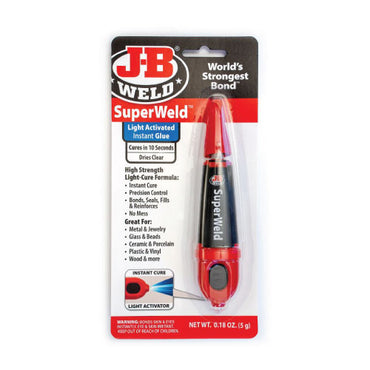 JB weld Superweld Light Activated Instant Glue