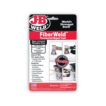 JB Weld Fiberweld Permanent Repair Cast 2" x 36" Fiber Wrap