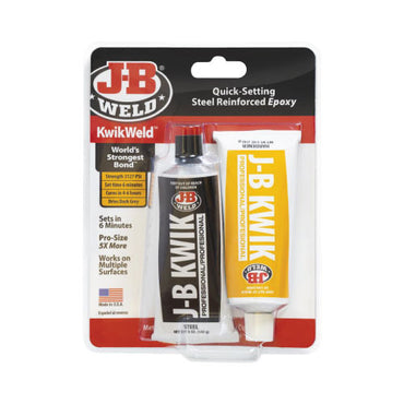 JB Weld KwikWeld Pro Size Steel Epoxy Twin Pack - 10 oz