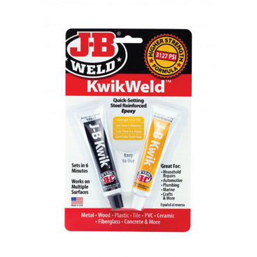 JB Weld KwikWeld Quick Setting Steel Epoxy - 2 oz