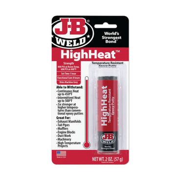 JB Weld HighHeat 500 Degree Epoxy Putty - 2 Oz