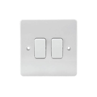 MK Switch 2 Gang single pole 2 Way