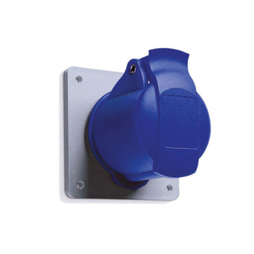 MK CEE-flanged socket ; 3 pin; IP44; 16A