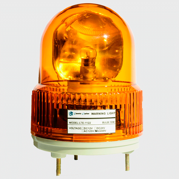 Camsco 12V DC Amber Revolving Warning Light