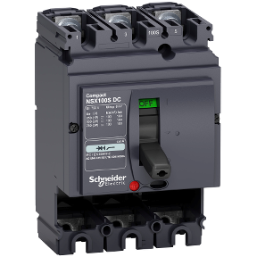 Schneider Circuit breaker NSX100S DC, 100 A, 3P