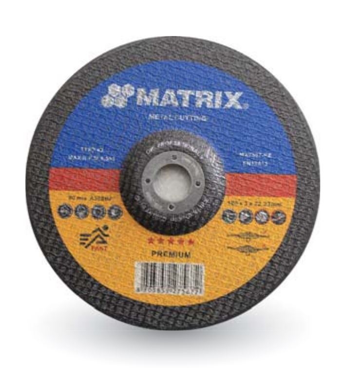 Matrix 5 STAR Premium Metal cutting disc 180x3x22.2mm