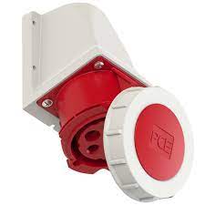 PCE Industrial socket 32A 5P 400V IP67 Wall mounding type