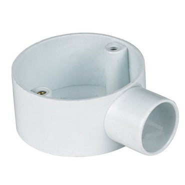 Prestoplast PVC conduit circular box