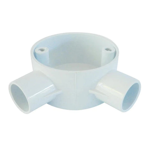 Prestoplast PVC conduit circular box