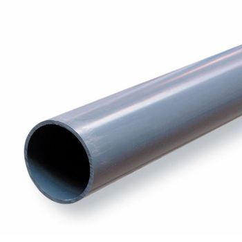 QPlast U-PVC M25 DIN8062 Standard Pipes (6m/length)