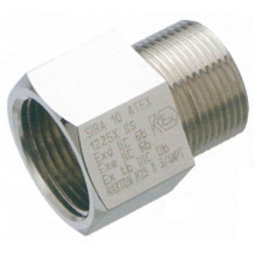 Raxton Metric Exe/Exd Adaptor Nickel Plated