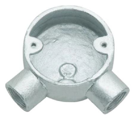 Burn HDG Iron conduit circular box