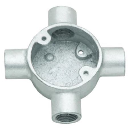 Burn HDG Iron conduit circular box