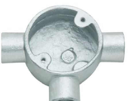 Burn HDG Iron conduit circular box