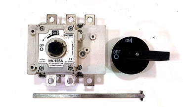 Telegron 125A 3P Switch Disconnecter with external handle & shaft