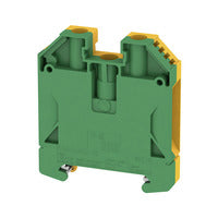 Weidmuller WPE 16 PE terminal, Screw connection, 16 mm², 1920 A (16 mm²), Green/yellow