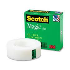 Scotch® Magic™ Transparent Tape 105, 3/4 in x 300 in 3M