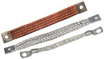 Flexible copper braid bond 100mm length 6mm hole