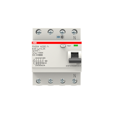 ABB FH204 AC-63/0.3 Residual Current Circuit Breaker